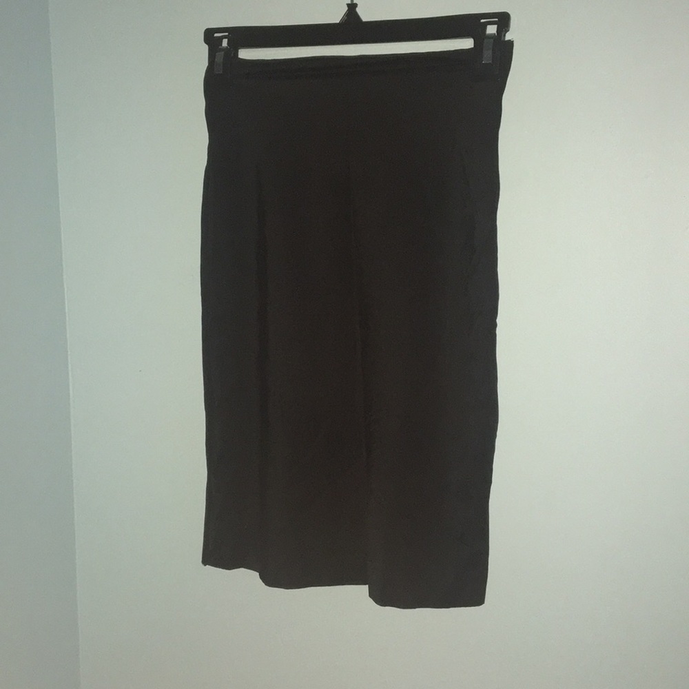 High rise spandex mini skirt